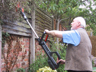 Electric hedge trimmer