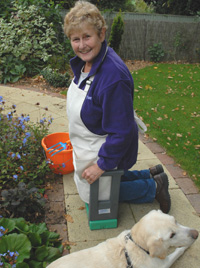 Using a kneeler