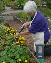 Using a kneeler