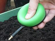 Plastic ball seed sower