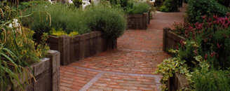 Brick path